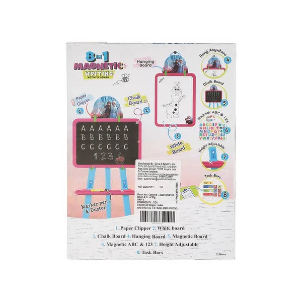 8 In 1 Magnetic Writing Activity Board 