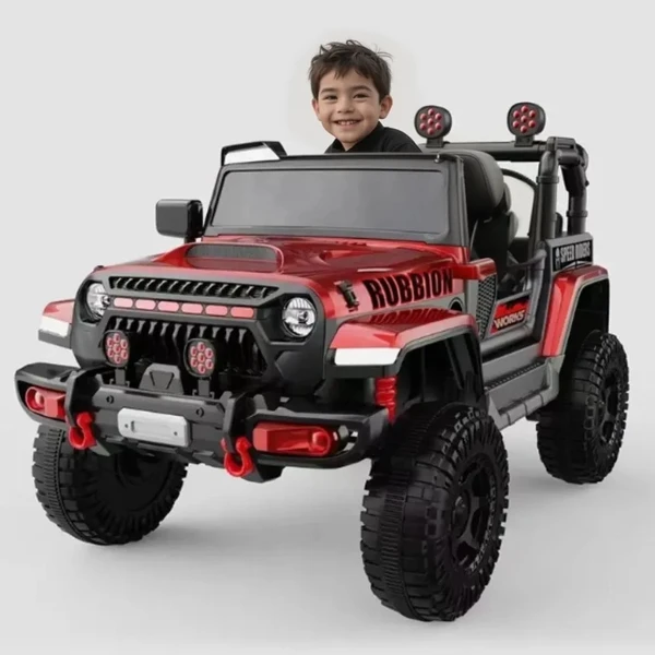 Big 4x4 Model TK9188 Rechargeable Battery Operated Ride On Jeep for Kids Electric Toy Jeep for Boys Girls Ages 2 12 PatnaToys