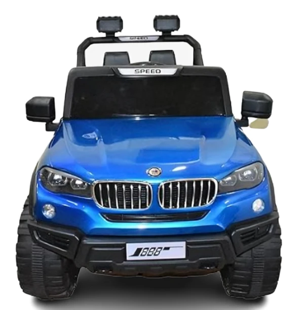 Hot Garage (21bp (MD) Blue Bsw Jeep Model) Rechargeable Battery Operated Ride-On (Jeep) And Baby Ride On For Kids , Suitable For Boys & Girls For Ages (1-7) Years (Blue)
