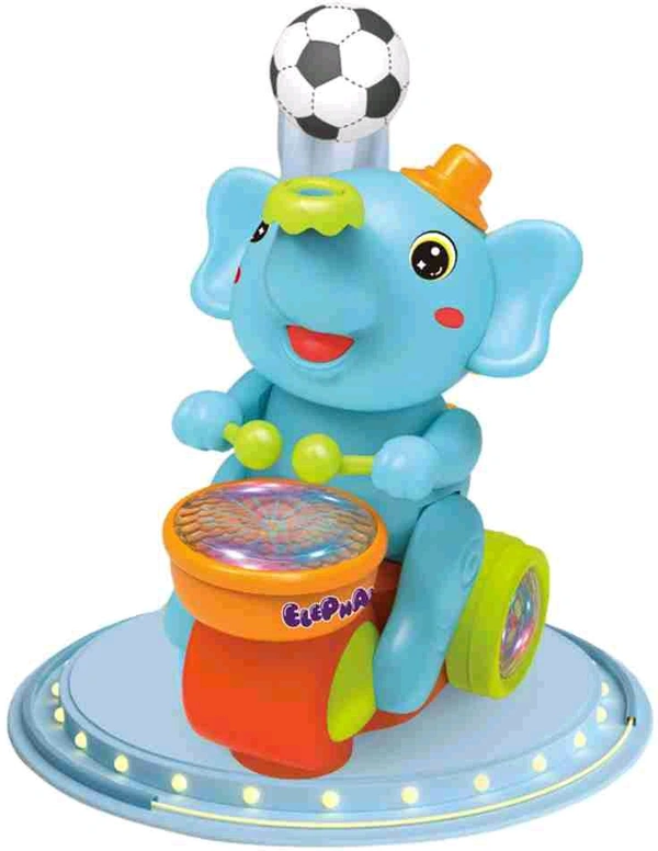 Elephant Musician Toys light Music
