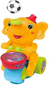 Elephant Musician Toys light Music