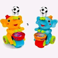 Elephant Musician Toys light Music