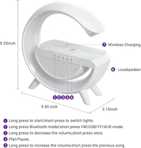 LED G Shape Rechargeable Multifunctional Bluetooth Speaker