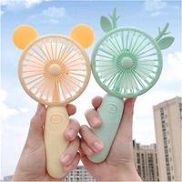 Desk Fan Cooling Fan Charging Fans Mini Desktop Handheld Adjustable 2 Speed Fawn Electric Fan Light Quiet Travel Outdoor Cooling Fans Portable Table Fan for Home Office