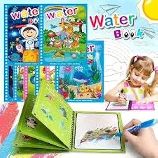 Magic Water Colouring Book For Kids 2-8 Years