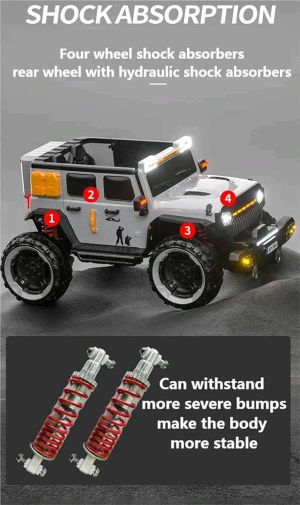 HOT GARAGE  Hot Garage KP 906 Kids Jeep (Grey)