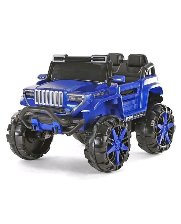 HOT GARAGE Hot Garage BDQ 1200 Jeep Two Seater Ride On with Light & Sound – Blue 