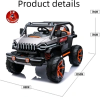 HOT GARAGE Hot Garage JEOP HZBB666 Kids Jeep Ultra Jumbo 4x4 With Bluetooth,2 Seater ,and Swinging Action For 2- 10 Years  (Red)