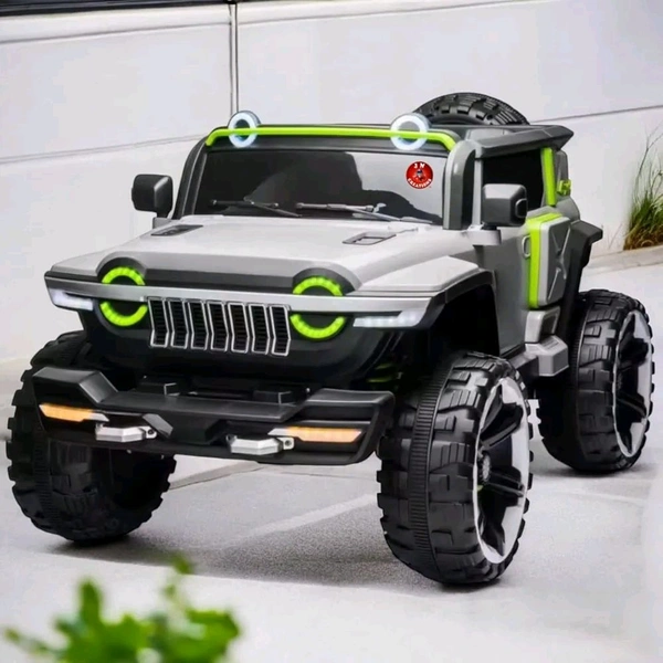 HOT GARAGE Hot Garage Wn1166 Battery Operated Kids Jeep (Grey) 