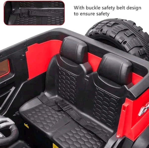 Hot Garage Wn1166 Battery Operated Kids Jeep (Red)
