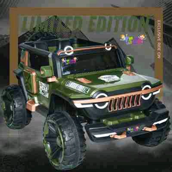 Hot Garage Wn1166 Battery Operated Kids Jeep (Green)