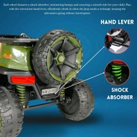 Hot Garage Wn1166 Battery Operated Kids Jeep (Green)