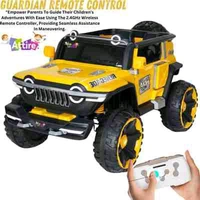 Hot Garage Wn1166 Battery Operated Kids Jeep (Yellow)