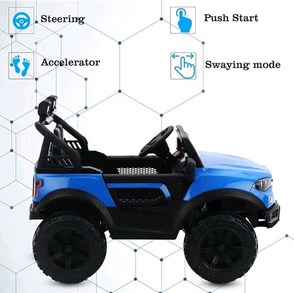 Hot Garage 21BP Mercedes Jeep Battery Operated (Blue)