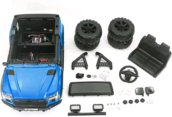 HOT GARAGE Hot Garage Toyata -888 Battery Operated Ride-On Jeep For Kids (Blue)