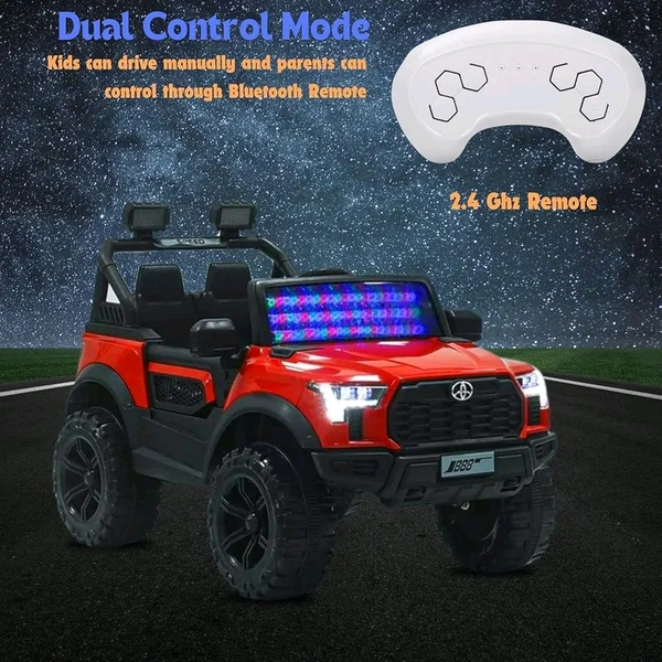 HOT GARAGE Hot Garage Toyata -888 Battery Operated Ride-On Jeep For Kids (Red)