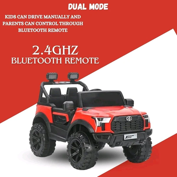 HOT GARAGE Hot Garage Toyata -888 Battery Operated Ride-On Jeep For Kids (Red)