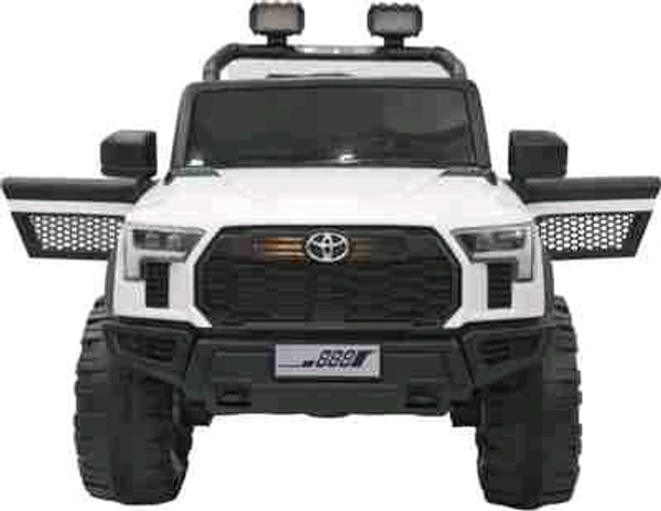 HOT GARAGE Hot Garage Toyata -888 Battery Operated Ride-On Jeep For Kids (White)