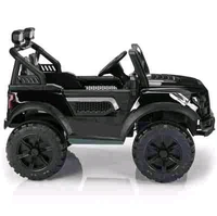 HOT GARAGE Hot Garage Toyata -888 Battery Operated Ride-On Jeep For Kids (Black)