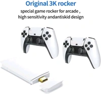Patna Toys 3D 4K Retro Gaming Console | 20,000+ Preloaded Games | HDMI Plug & Play Game Stick | Wireless TV Game System | Classic Arcade Emulator | Dual 2.4G Controllers | 64GB Mini Game Box


