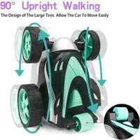 Stunt Remote Control Car for Kids, RC Stunt Car Vehicle 360Rotating Rolling Electric Racing Car, Stunt Car for Kids