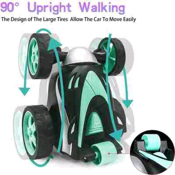 Stunt Remote Control Car for Kids, RC Stunt Car Vehicle 360Rotating Rolling Electric Racing Car, Stunt Car for Kids