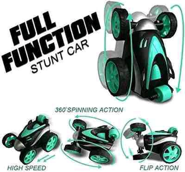 Stunt Remote Control Car for Kids, RC Stunt Car Vehicle 360Rotating Rolling Electric Racing Car, Stunt Car for Kids