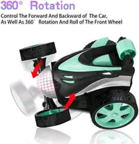 Stunt Remote Control Car for Kids, RC Stunt Car Vehicle 360Rotating Rolling Electric Racing Car, Stunt Car for Kids