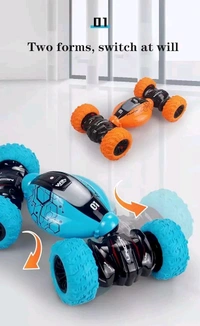 Remote Control 2 in 1 Drone 2.4 GHz ,360° Stunt Rollover, One Key Return, Altitude Hold, 3D Light's (Multicolor)
