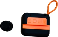 Woos  Speaker and Mic Set for Kids, Listen to Music, Karaoke, Bluetooth Speaker New Portable Karaoke Kit for Kids (Blue & Orange)