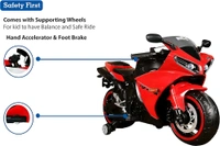 HOT GARAGE Hot Garage Kids Bike R1 Rechargeable Battery Operated Ride On Kids Electric Bike Red Age (2 To 4 Years)