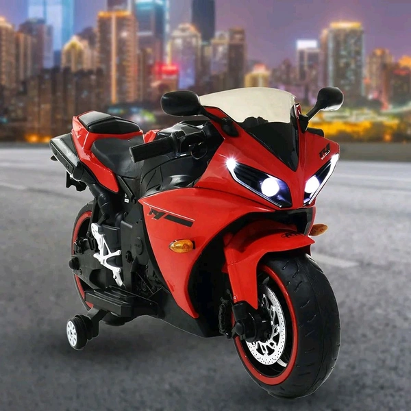 HOT GARAGE Hot Garage Kids Bike R1 Rechargeable Battery Operated Ride On Kids Electric Bike Red Age (2 To 4 Years)
