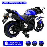 HOT GARAGE Hot Garage Bike for Kids Toy R3 Bike with Rechargeable Battery Operated Ride on for Boys and Girls | Electric Children Ride on [3 to 8 Years, Large, Blue]