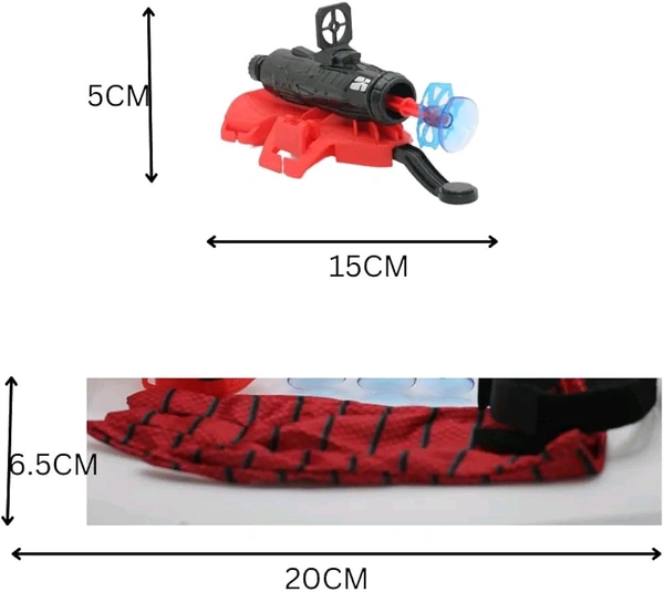 Spider Web Web Shooter Glove for Kids|Web Shooter Toys for Boys&Girls|Web Shoot Launcher Gadget|Costume Glove|Sticking to The Wall 