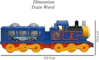  Patna Toys Magic Little Train Engine Toy with Cartoon Face || Flashing Lights & Sound|| Multiolour