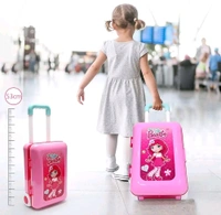 Patna Toys Makeup Kit for Girls Toys, Beauty Set for Kids Girls, All Makeup Set Accessories for Kids Girls (Makeup Set Travel Trolley Bag), Multicolor
