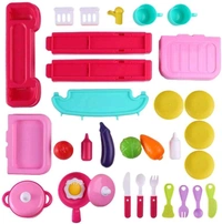 Patna Toys 2 in 1 Kitchen Set for Kids, Portable Pretend Play Toys

