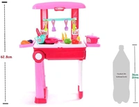 Patna Toys 2 in 1 Kitchen Set for Kids, Portable Pretend Play Toys

