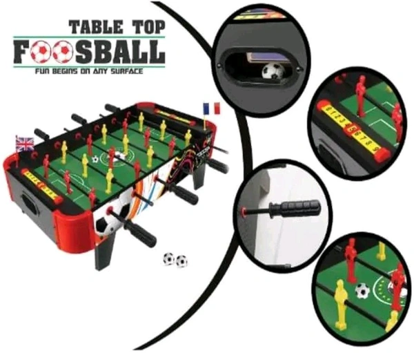 I Toys Foosball | Table Soccer Game for Adults/Kids - Indoor Sport Multicolor (70Cm with Long Legs)