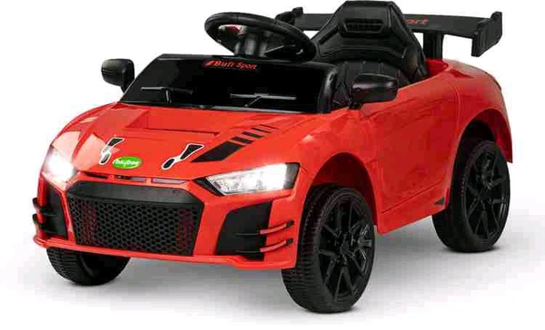 HOT GARAGE  Hot Garage Kids Rechargeable Battery Operated Car for Kids, Ride on Toys Kids Car with Music, Light & Belt | Baby Big Battery Car | Electric Car for Kids to Drive 1 to 4 Years Boys Girls (Red)

