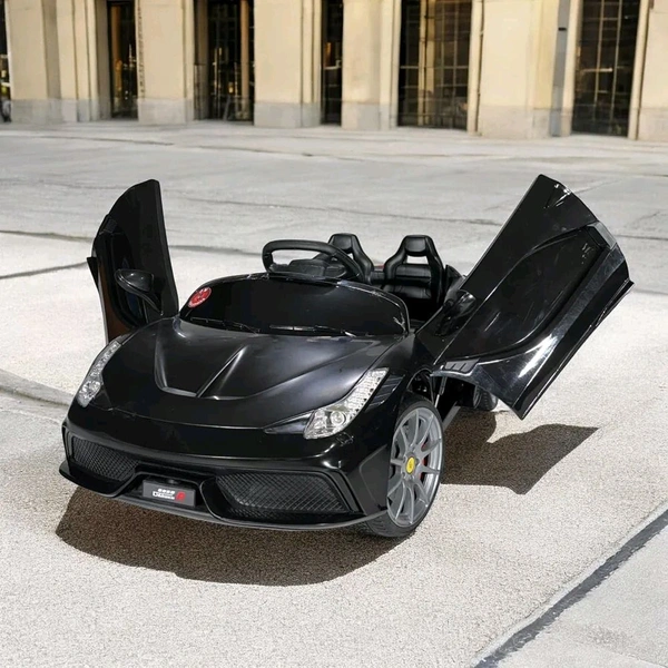 HOT GARAGE  Hot Garage 12V Battery Operated Ride On Ferrari-8858 Car for Kids with Remote Control (Black)


