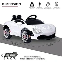 Hot Garage Kids Car M4 with Rechargeable Battery Operated for Kids| Remote & Manual Control Ride on Car for Children | Electric Toy Car for Boys & Girls to Drive [ 2 to 8 Years, Large, Red] (White M1)