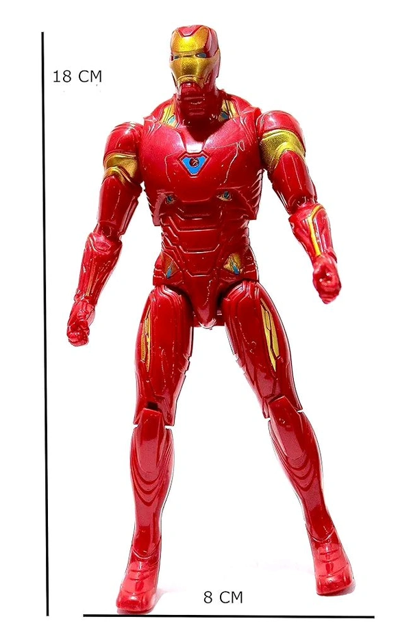 Red Guy Super Hero Realistic Action Figure Toy, Pack of 1, Titan Series


