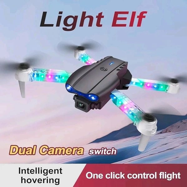 Drone with Camera for Kids with Cool Lights, Brushless Motor 1080P Foldable Quadcopter with WiFi Transmission, One Key Start/Landing, 3D Flips, 2 Batteries, Drone Toys Gifts for Boys Girl