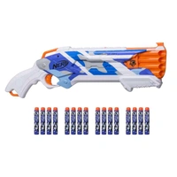 Nerf N-Strike Elite Rough Cut 2x4 Battle Camo Series Dart Blaster, 16 Battle Camo Series Darts, Slam Fire, 8Y+