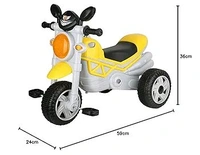 Mini Bullet Tricycle for Kids,Smart Plug n Play Kids Ride on for 12 Months to 60 Months Boys/Girls/Children Cycle Bullet Tricycle (Yellow)
