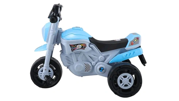 Bullet Bike Tricycle Comfortable Seats & Durable Elegant Design for Kids 2-5 Years Be Rebellious Blue

