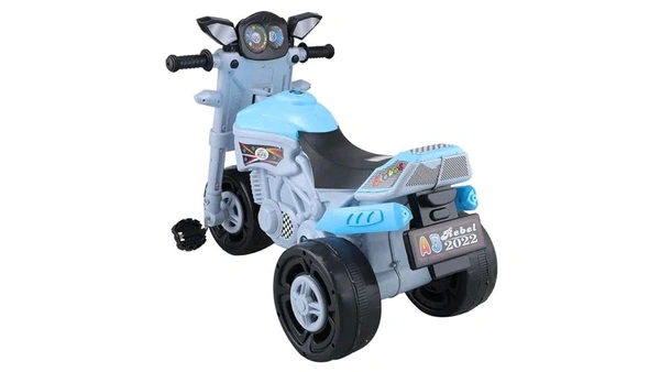 Bullet Bike Tricycle Comfortable Seats & Durable Elegant Design for Kids 2-5 Years Be Rebellious Blue

