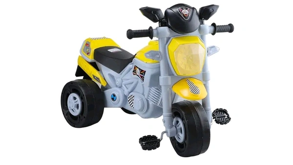 Bullet Bike Tricycle | Comfortable Seats & Durable | Elegant Design for Kids 2-5 Years | Tricycle Mini Bullet for Kids (Yellow)
