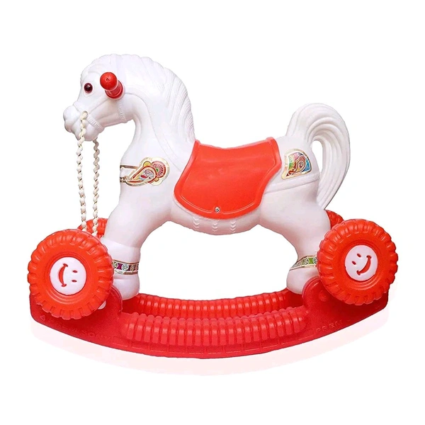  Chetak 2 In 1 Baby Horse Rider And Rocker For Kids Age 1-5 Years (assorted)